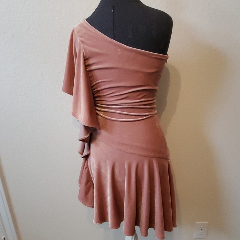 NEW! Beautiful velour, Glitzy Daze, Dress - Picture 4 of 5